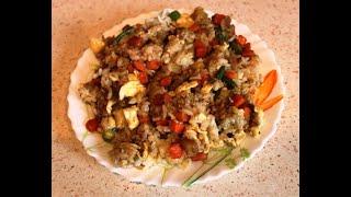 Рис с овощами  Любимое блюдо китайских студентов