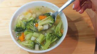 Вкусный, Полезный СУП с Брокколи! Очень легкий и быстрый рецепт! / Vegetable soup / Broccoli