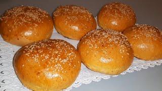 Panini per Hamburger / Hamburger buns recipe/гамбургер булочка рецепт