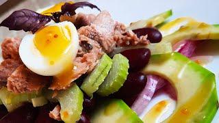 Витаминный салат! Салат с тунцом и красной фасолью Коловрат! Авторский рецепт!