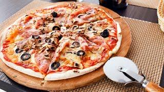 Блюда из лаваша: Рецепт пиццы без теста  пицца с колбасой и сыром. Диетические рецепты. ПП питание.