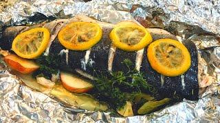 Горбуша запеченная в духовке. Сочный и вкусный рецепт рыбы.