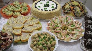 Меню на Новый год или День Рождения! Готовлю 8 вкусных блюд для гостей на Праздничный стол
