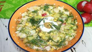 Мой любимый рецепт окрошки (холодный суп). Как приготовить окрошку?