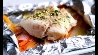 Рыба С Картошкой Запеченная В Фольге. Простой Рецепт Приготовления В Домашних Условиях