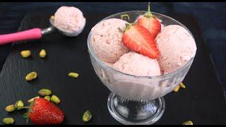Клубничное Мороженое за 5 минут / Очень простой рецепт!
