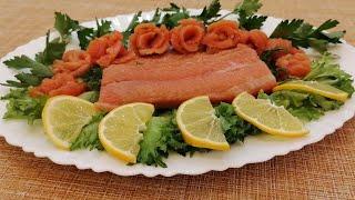 Как Засолить Красную рыбу (Форель, Семга, Горбуша, Лосось) в домашних условиях вкусно быстро рецепт