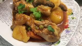 Рагу из курицы с овощами ///Chicken stew with vegetables