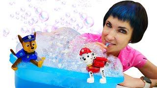 Щенячий патруль и детский садик Капуки Кануки - Видео с игрушками из мультфильмов и Машей