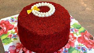 Торта Червено кадифе/ Торт Красный бархат / Red velvet cake