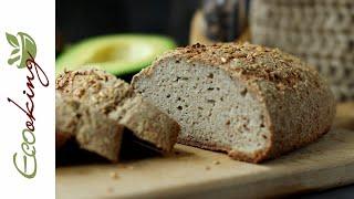 Хлеб из зеленой гречки (без закваски) 2 варианта приготовления / vegan / gluten free