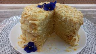 Наполеон проверенный временем рецепт вкуснейшего торта | идеальный торт из слоеного теста