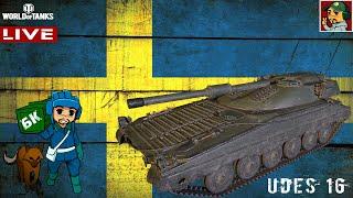 ✅ UDES 16 - Прокачка ветки Шведских СТ ● World of Tanks