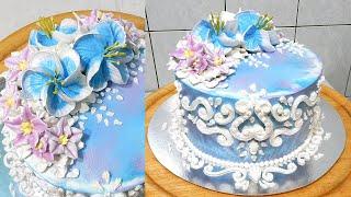 УКРАШЕНИЕ ТОРТА КРЕМОМ в стиле БАРОККО  от SWEET BEAUTY СЛАДКАЯ КРАСОТА. Cake Decoration