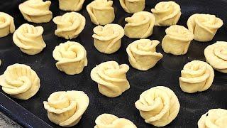 Рецепт ТВОРОЖНОГО Печенья! Печенье из ТВОРОГА Цветочки – вкусное и нежное! Curd Cookies