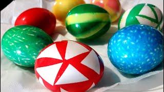 ТАК ЯЙЦА ВЫ ЕЩЕ НЕ КРАСИЛИ! Как покрасить Яйца на Пасху?  Как быстро покрасить яйца на пасху 2020