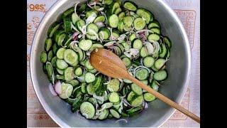 САМЫЙ ВКУСНЫЙ САЛАТ ИЗ ОГУРЦОВ НА ЗИМУ/Cucumber salad/Kukuma salato