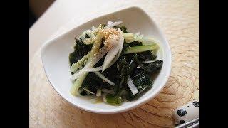 Корейская кухня: Миёк мучим (미역무침) или салат из водорослей Миёк