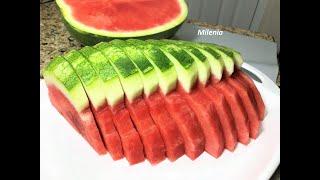 12 СПОСОБОВ Как Нарезать АРБУЗ просто и красиво. Полезный ДЕТОКС.  How to cut a Watermelon