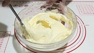 Заварной крем на масле и сгущённом молоке для тортов,пирожных/Custard with butter and condensed milk