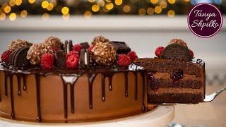 Легкий Шоколадно-Вишневый Тортик "Пряная Вишня" | Без Масла | No Butter Chocolate-Cherry Cake
