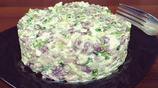 Придумала салат на ходу, из самых простых продуктов / Домашние рецепты салатов