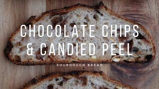 Chocolate chips and candied peel Sourdough Bread || Sourdough experiment || Overnight Autolyse