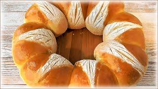 Рецепт домашнего пшеничного хлеба "Корона"