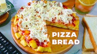 KETAGIHAN PIZZA ROTI TAWAR LEZAT HANYA DENGAN TEFLON | BREAD PIZZA WITHOUT OVEN