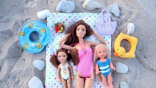 Мама Барби Не Узнаёт Детей, Что Случилось На Пляже? Мультик Куклы Барби Сериал IkuklaTV