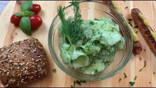 Внимание! Бабушкин рецепт - Gurkensalat! Огуречный салат - завсегдатай на пикнике у немцев!