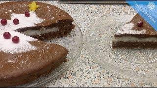 Легкий рецепт шоколадного пирога с нежной  начинкой