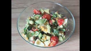 Овощной салат с авокадо и яйцом. Быстро и вкусно!  Avocado salad / salad recipe