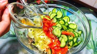 САЛАТ НА КАЖДЫЙ ДЕНЬ! МАМА научила готовить только Так! ОБАЛДЕННЫЙ салат из Капусты.