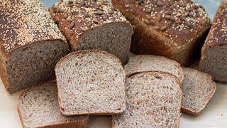 Цельнозерновой хлеб на закваске/Whole Wheat Sourdough Bread