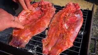 КАРП НА МАНГАЛЕ / Как вкусно приготовить карпа на мангале? How to cook fish on the grill?