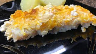 Рецепт вкусной рыбки в духовке со сметаной. Видеорецепт трески. Очень вкусная рыба и полезная.