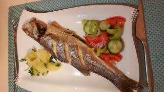 Вкуснейшая, нежная и полезная рыбка в духовке!  Сибас в духовке. Levrek / Fish