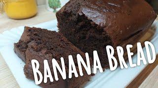 Шоколадный банановый кекс - Banana Bread, быстрый и понятный рецепт очень вкусного лакомства к чаю