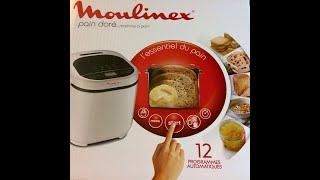 Обзор хлебопечка Мулинекс Moulinex и выпечка хлеба 1 кг рецепт