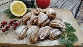 Простой рецепт печенья из творога / УШКИ в сахаре