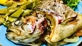 Super Рыба!!! Рецепт Прекрасной Рыбки в духовке Сочный и с великолепным вкусом и с Ароматом.