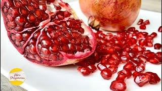 Как Почистить Гранат За Пару Минут! Два Простых Способа! How to quickly open a pomegranate!