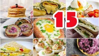 ЗАВТРАКИ! 15 Лучших Рецептов Завтраков! Самая Большая Подборка На Любой Вкус! Худей Вкусно!