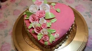 ТОРТ СЕРДЦЕ на 14 февраля!!! Cake Heart! Для всех влюбленных! Простой и вкусный рецепт!
