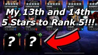 2 More 5 Stars Go to Rank 5!!!! Marvel Contest of Champions