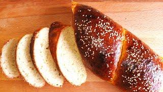 Хлеб Батон Домашний Вкусный Рецепт. Bread Baton Homemade Delicious Recipe