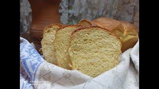 Простой рецепт. Пшеничный хлеб на сыворотке.