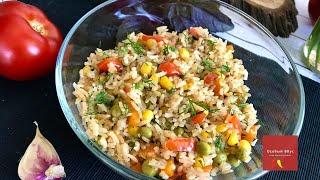 Как Приготовить Рассыпчатый Рис / Рис с Овощами. Вкусный и Простой Рецепт // Fried Rice With Veggies