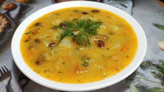Суп с Плавленым Сыром на Скорую руку ! Рецепт Быстрого Сырного Супа без мяса !